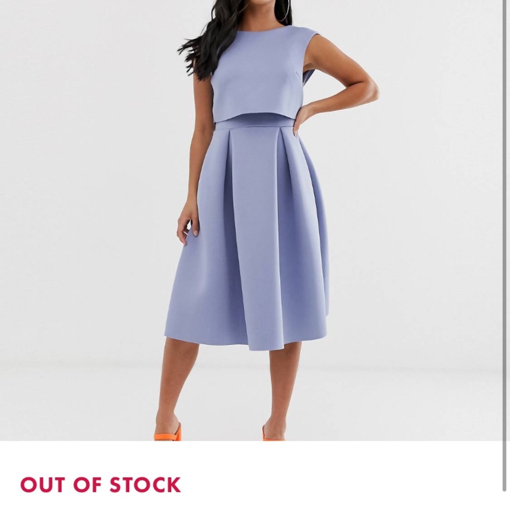 ASOS wedding guest dress Blue 👗